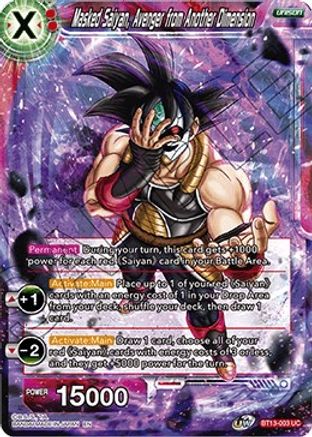 Image of Masked Saiyan, Avenger from Another Dimension (BT13-003) - Supreme Rivalry Foil
