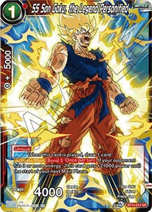 Image of SS Son Goku, the Legend Personified (BT13-012) - Supreme Rivalry