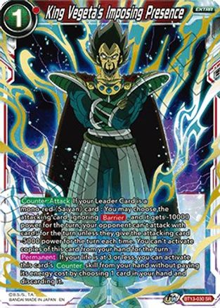 Image of King Vegeta's Imposing Presence (BT13-030) - Supreme Rivalry