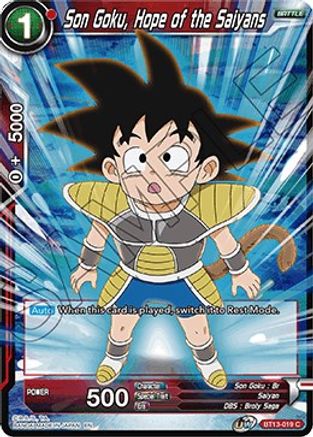 Image of Son Goku, Hope of the Saiyans (BT13-019) - Supreme Rivalry Foil