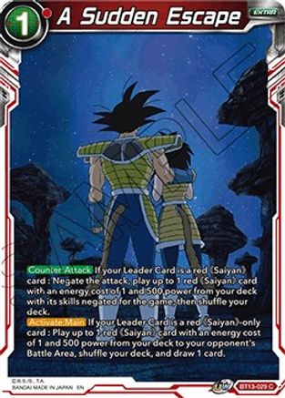 Image of A Sudden Escape (BT13-029) - Supreme Rivalry