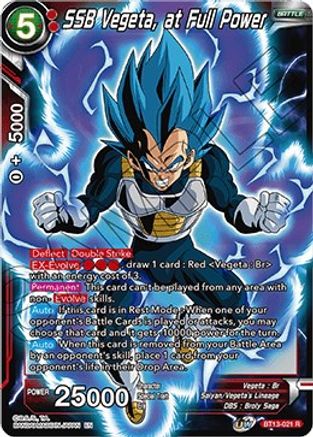 Image of SSB Vegeta, at Full Power (BT13-021) - Supreme Rivalry