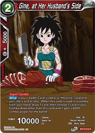 Image of Gine, at Her Husband's Side (BT13-016) - Supreme Rivalry