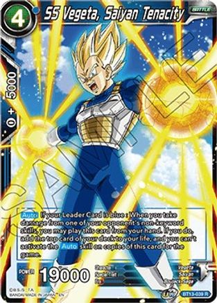Image of SS Vegeta, Saiyan Tenacity (BT13-039) - Supreme Rivalry