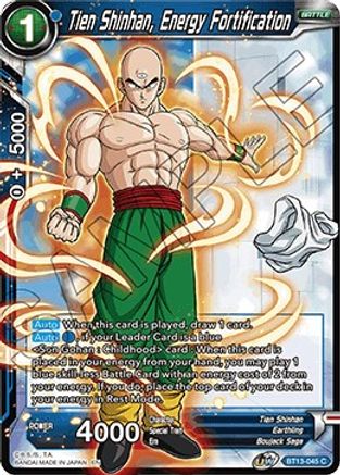 Image of Tien Shinhan, Energy Fortification (BT13-045) - Supreme Rivalry Foil