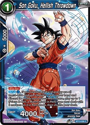 Image of Son Goku, Hellish Throwdown (BT13-056) - Supreme Rivalry