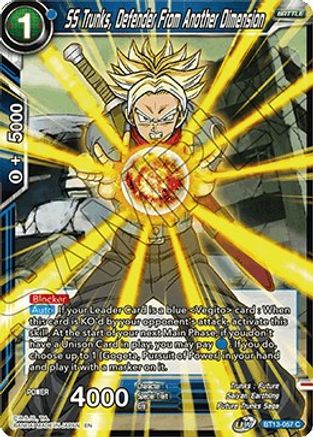 Image of SS Trunks, Defender From Another Dimension (BT13-057) - Supreme Rivalry