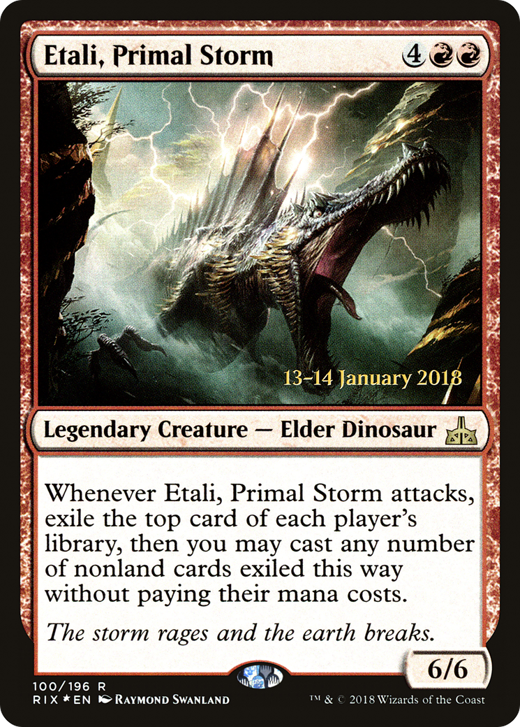 Image of Etali, Primal Storm (PRE-100) - Rivals of Ixalan Promos Foil