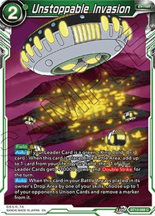 Image of Unstoppable Invasion (BT13-088) - Supreme Rivalry Foil
