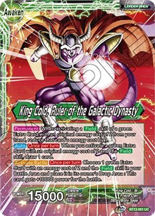 Image of King Cold // King Cold, Ruler of the Galactic Dynasty (BT13-061) - Supreme Rivalry Foil
