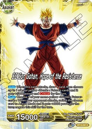 Image of Son Gohan // SS Son Gohan, Hope of the Resistance (BT13-091) - Supreme Rivalry Foil