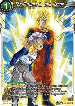 Image of The Future's in Your Hands (BT13-118) - Supreme Rivalry Foil