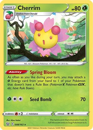 Image of Cherrim 008/163  Deck Exclusives - Rare