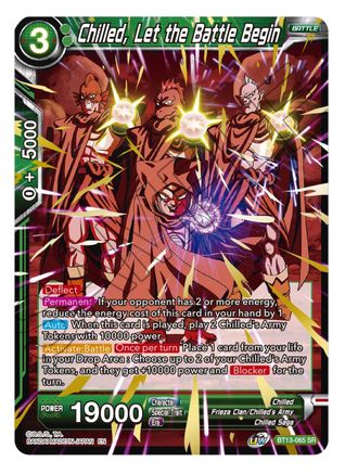 Image of Chilled, Let the Battle Begin (BT13-065) - Supreme Rivalry