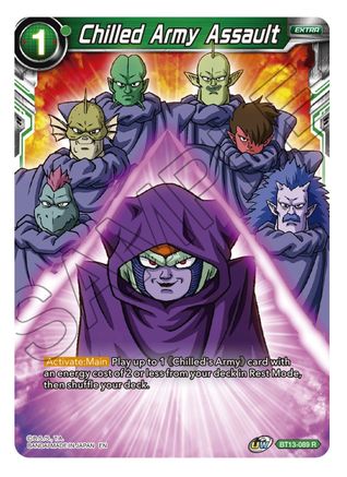 Image of Chilled Army Assault (BT13-089) - Supreme Rivalry Foil