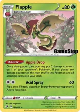 Image of Flapple 022/192  - Holofoil Miscellaneous Cards & Products - Promo