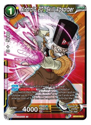 Image of Android 20, Skill Absorber (BT13-116) - Supreme Rivalry Foil