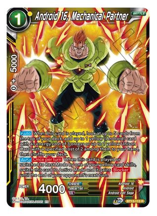 Image of Android 16, Mechanical Partner (BT13-113) - Supreme Rivalry