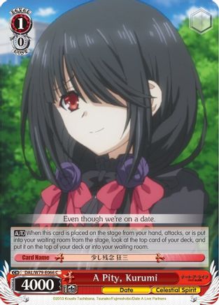 Image of A Pity, Kurumi (DAL/W79-E066 C) - Date A Live