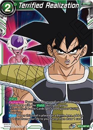 Image of Terrified Realization (BT13-087) - Supreme Rivalry Foil