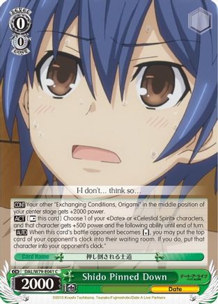Image of Shido Pinned Down (DAL/W79-E041 C) - Date A Live