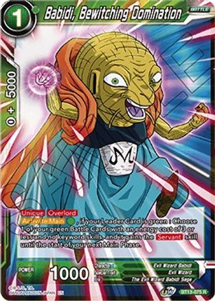 Image of Babidi, Bewitching Domination (BT13-075) - Supreme Rivalry Foil