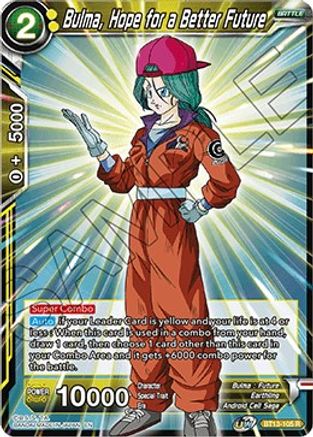 Image of Bulma, Hope for a Better Future (BT13-105) - Supreme Rivalry