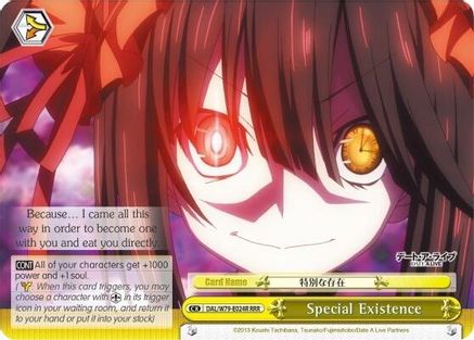 Image of Special Existence (RRR) (DAL/W79-E024R RRR) - Date A Live