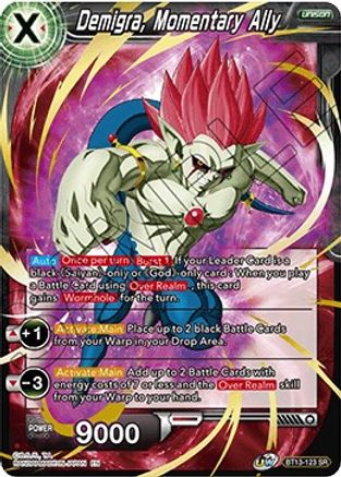 Image of Demigra, Momentary Ally (BT13-123) - Supreme Rivalry