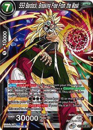 Image of SS3 Bardock, Breaking Free From the Mask (BT13-125) - Supreme Rivalry