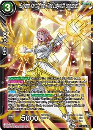 Image of Supreme Kai of Time, Time Labyrinth Unleashed (BT13-135) - Supreme Rivalry Foil