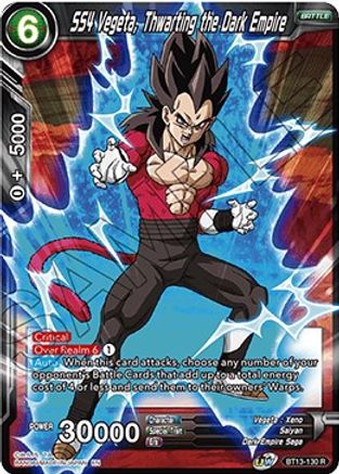 Image of SS4 Vegeta, Thwarting the Dark Empire (BT13-130) - Supreme Rivalry