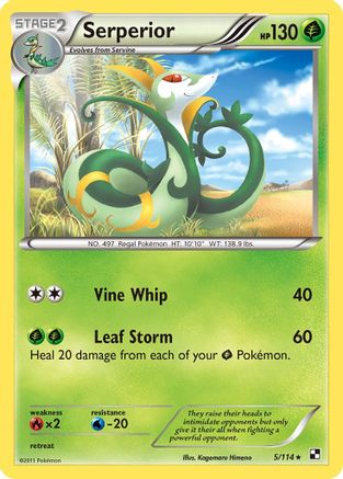 Image of Serperior 005/114  Deck Exclusives - Rare
