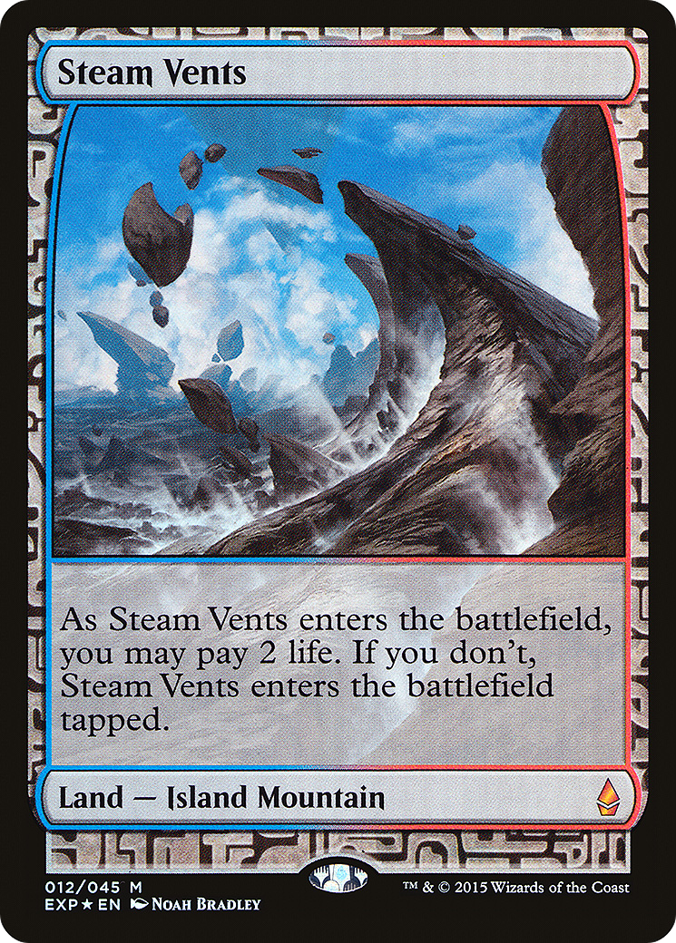 Image of Steam Vents (EXP-012) - Zendikar Expeditions Foil