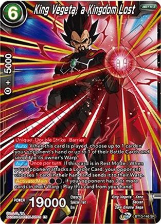 Image of King Vegeta, a Kingdom Lost (BT13-146) - Supreme Rivalry