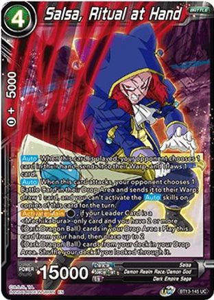 Image of Salsa, Ritual at Hand (BT13-145) - Supreme Rivalry Foil
