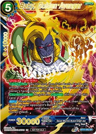 Image of Baby, Golden Avenger (Alternate Art Set 2021 Vol.1 ) (BT11-042) - Tournament Promotion Cards