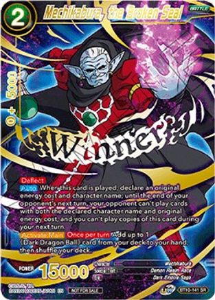 Image of Mechikabura, the Broken Seal (Alternate Art Set 2021 Vol.1) (BT10-141) - Tournament Promotion Cards