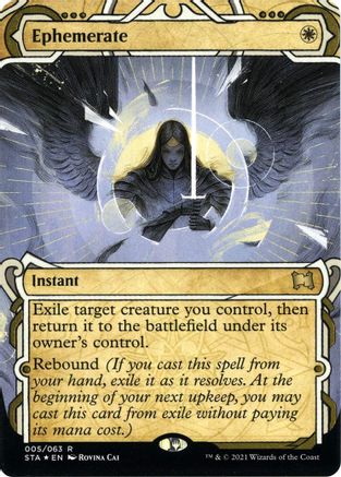 Image of Ephemerate (Foil Etched) (STA-005) - Strixhaven Mystical Archive (Borderless) Foil