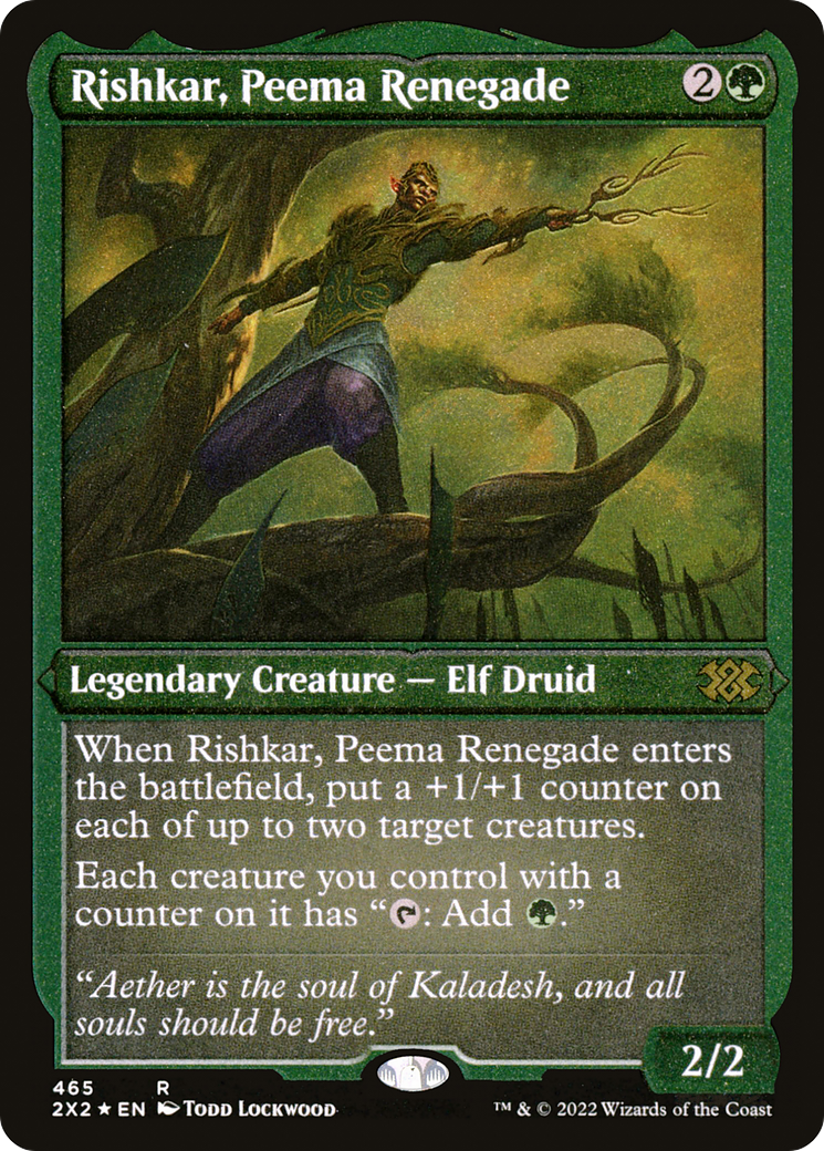 Rishkar, Peema Renegade (2X2-465) - Double Masters 2022 Foil