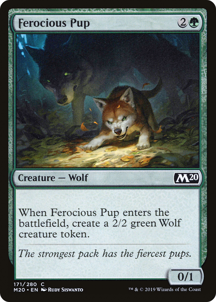 Image of Ferocious Pup (M20-171) - Core Set 2020