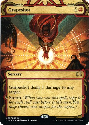 Image of Grapeshot (Foil Etched) (STA-039) - Strixhaven Mystical Archive (Borderless) Foil