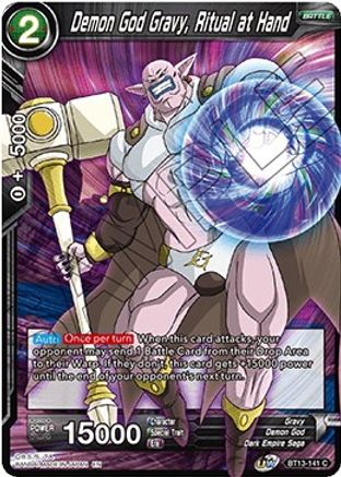 Image of Demon God Gravy, Ritual at Hand (BT13-141) - Supreme Rivalry Foil