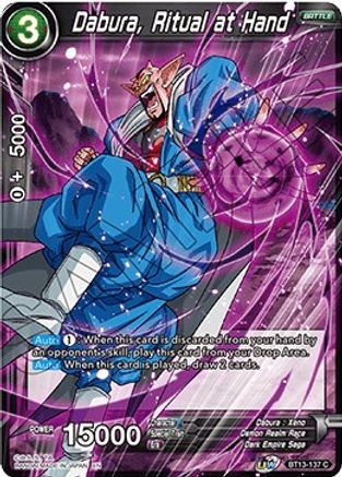 Image of Dabura, Ritual at Hand (BT13-137) - Supreme Rivalry