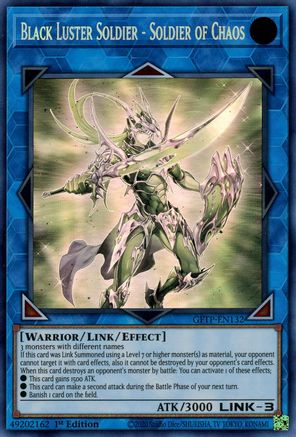 Image of Black Luster Soldier - Soldier of Chaos (Ghost Rare) (GFTP-EN132) - Ghosts From the Past 1st Edition