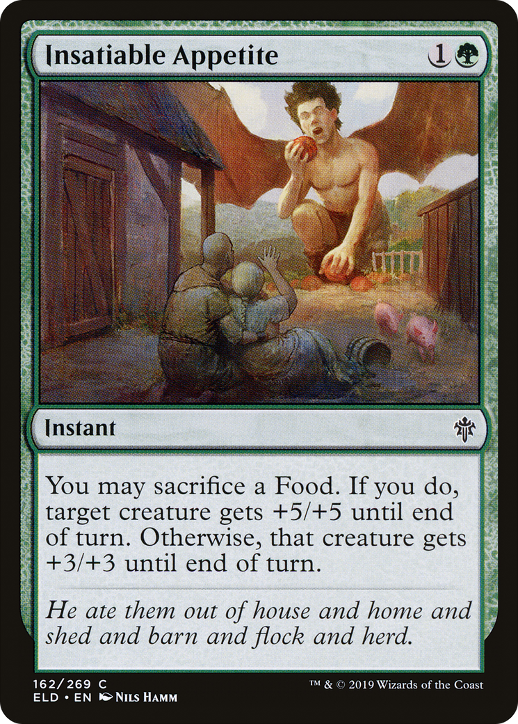 Image of Insatiable Appetite (ELD-162) - Throne of Eldraine Foil
