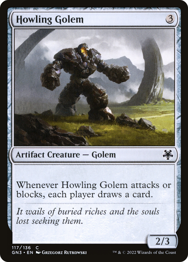 Image of Howling Golem (GN3-117) - Game Night: Free-for-All
