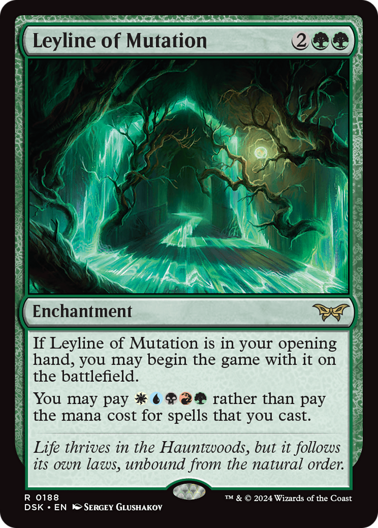 Image of Leyline of Mutation (DSK-188) - Duskmourn: House of Horror Foil