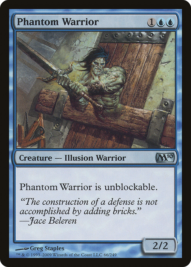 Image of Phantom Warrior (M10-066) - Magic 2010 Foil