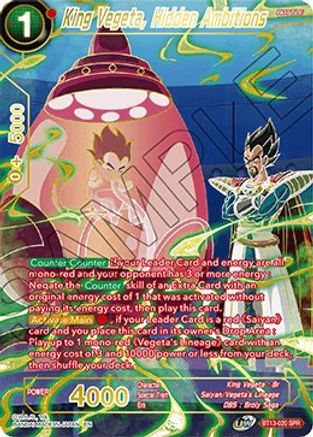Image of King Vegeta, Hidden Ambitions (SPR) (BT13-020) - Supreme Rivalry